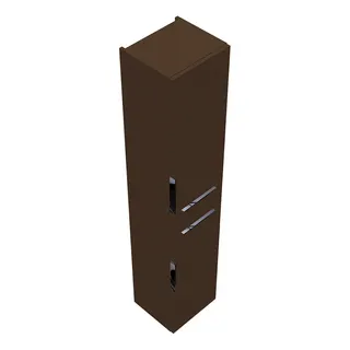 sanibel-Hochschrank 2.0 FLEX HS3537R rechts 350x1760mm Basaltgrau