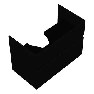 sanibel-Waschtisch-Unterbau FLEX PLUS WYAT085L 850mm breit Schubl/Auszug Anthrazit Lack