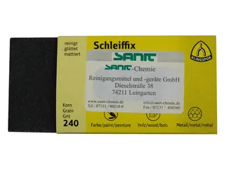 SANIT Schleiffix Oberflächenradierer für Metall, Farben, Holz, Leder und Gummi