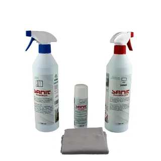 SANIT Lotusset, Glas- & Keramik-Verdelung