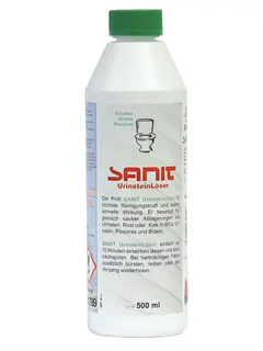 SANIT Urinsteinlöser für WC, Bidet, Urinal