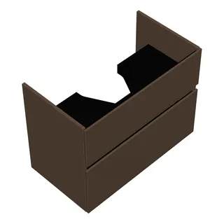 sanibel-Waschtisch-Unterbau FLEX PLUS WYBF080 800mm breit Schubl/Auszug Schilf Lack