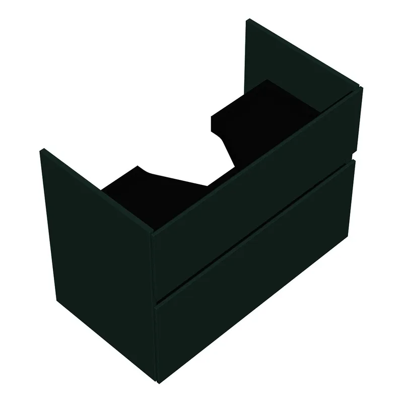 sanibel-Waschtisch-Unterbau FLEX PLUS WYBF080 800mm breit Schubl/Auszug SalbeigrauLack