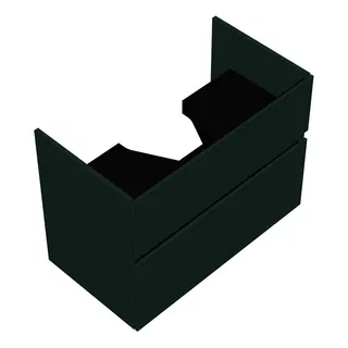 sanibel-Waschtisch-Unterbau FLEX PLUS WYBF080 800mm breit Schubl/Auszug SalbeigrauLack