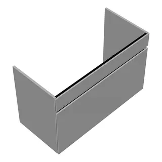 sanibel-Waschtisch-Unterbau FLEX PLUS WYBJ096 960mm breit Schubl/Auszug Weiß Matt Lack – Bild 1