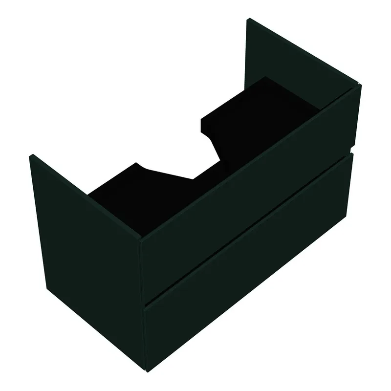 sanibel-Waschtisch-Unterbau FLEX PLUS WYBO095 950mm breit Schubl/Auszug SalbeigrauLack