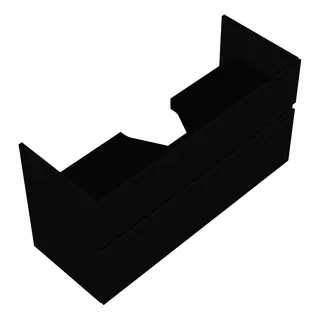 sanibel-Waschtisch-Unterbau FLEX PLUS WYBF115 1000mm Schubl/Auszug Anthrazit Lack