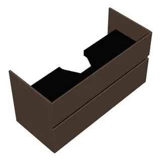 sanibel-Waschtisch-Unterbau FLEX PLUS WYBO115 1150mm breit Schubl/Auszug Schilf Lack