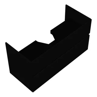 sanibel-Waschtisch-Unterbau FLEX PLUS WYBO115 1150mm Schubl/Auszug Anthrazit Lack