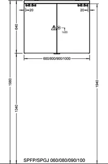sanibel-Spiegelschrank 2.0 FLEX SPFP100 LED 1000x640mmx180mm Basaltgrau – Bild 3