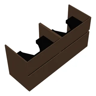 sanibel-Waschtisch-Unterbau FLEX PLUS SGXG125 1250mm 2 Schubl/2 Auszüge Basaltgrau