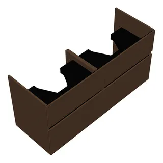 sanibel-Waschtisch-Unterbau FLEX PLUS SGXI125 1250mm 2 Schubl/2 Auszüge Basaltgrau