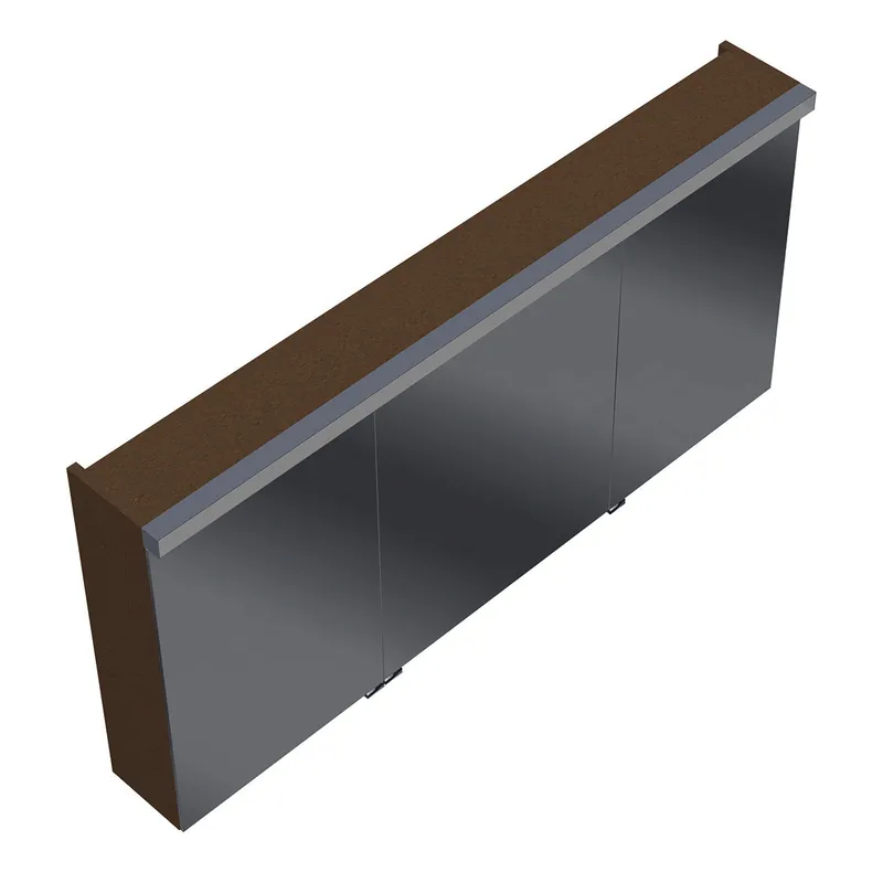 sanibel-Spiegelschrank 2.0 FLEX SPGJ130L LED-Waschtisch 1300x640mmx180mm Basaltgrau