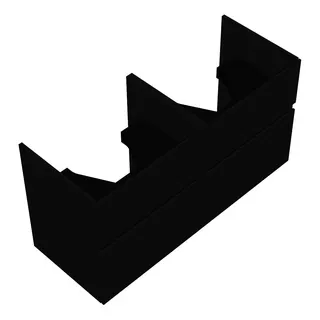 sanibel-Waschtisch-Unterbau FLEX PLUS SGXG115 1150mm 2 Schubl/2 Auszüge Anthrazit Lack