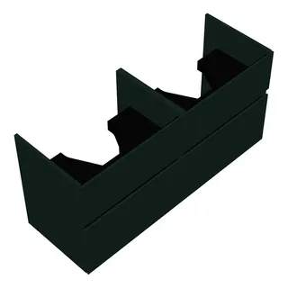 sanibel-Waschtisch-Unterbau FLEX PLUS SGXG125 1250mm 2 Schubl/2 Auszüge SalbeigrauLack – Bild 1