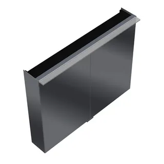 sanibel-Spiegelschrank FLEX PLUS SPUH100 LED 1006x800x200mm verspiegelt – Bild 1