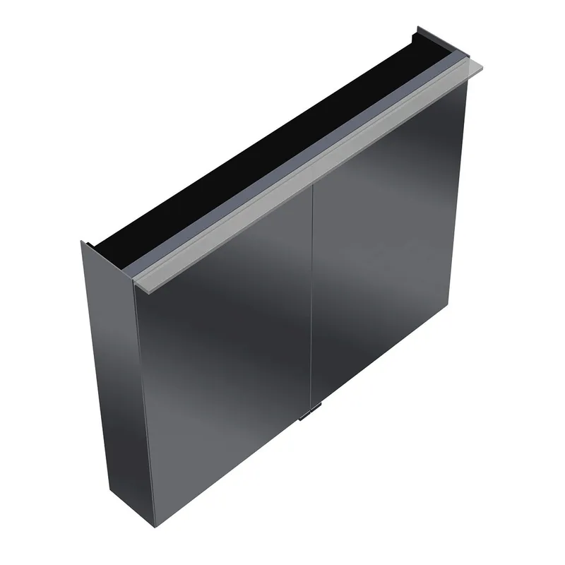 sanibel-Spiegelschrank FLEX PLUS SPUI100 LED-Waschtisch 1006x800x200mm verspiegelt