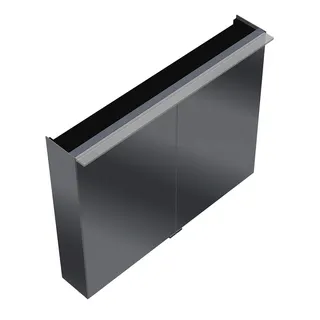 sanibel-Spiegelschrank FLEX PLUS SPUI100 LED-Waschtisch 1006x800x200mm verspiegelt