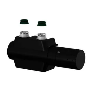 FL Ventilhahnblock VARIODESIGN mit Th.-Kopf TC-D1 und Blende, schwarz