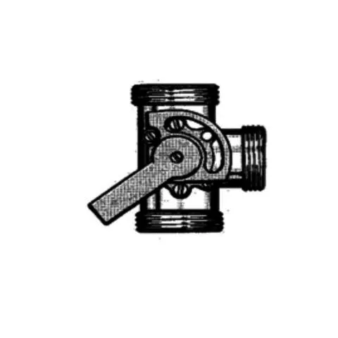 FL Messing 3-Wege Mischer 3 x 1 1/2" AG und 1" IG