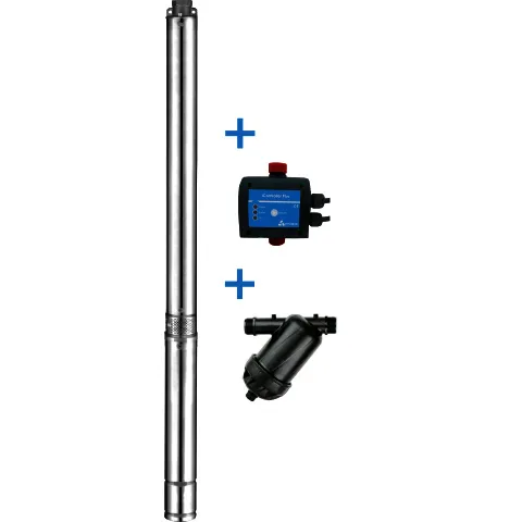 IW eco3 4-60 Tiefbrunnenpumpe 3" Beregnungspaket