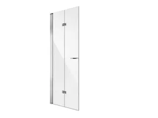 Koralle Eckdusche Schenkel SL450 EFTBOS L 90 885-900x2000 Silber poliert ESG trans.