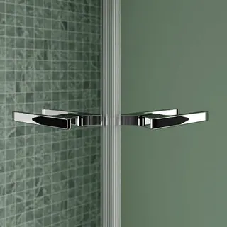 Koralle Eckdusche Schenkel SL450 EFTBOS R 90 885-900x2000 Silber poliert ESG trans. – Bild 4
