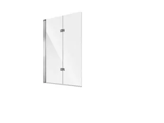 Koralle Falttür SL450 BF2A L 100 985-1000x1400 Silber matt ESG trans.