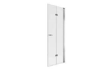 Koralle Eckdusche Schenkel SL450 EFTBOS R 90 885-900x2000 Silber poliert ESG trans. – Bild 2