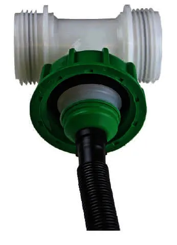 WERIT T-Stück f. Füllleitung 2" HW 10 mm + flex. Schlauch