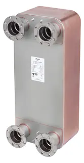 Danfoss Plattenwärmeübertrager XB66H-1 MicroPlate, 140 Platten, gelötet, G2 1/2
