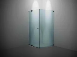 SP Omega -Seiteneinstieg 1000x1000x2000mm chrom/ESG
