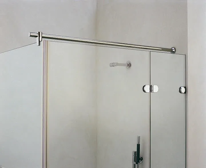 SP Haltestange rund Glas Wand Wandgelenk,chrom, 1500mm