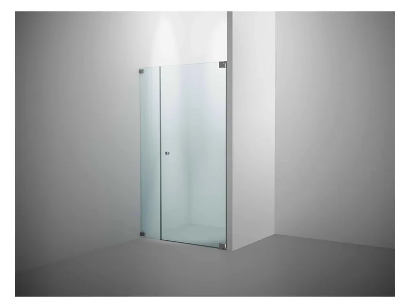 SP Omega -Pendeltür u. SW Nische 1400x2000mm chrom/ESG