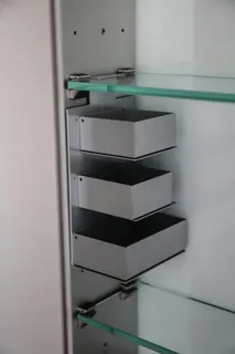 SP Etagenhalterung Seite inkl 3 Boxen 110x 195 x 72 mm mit Schrank