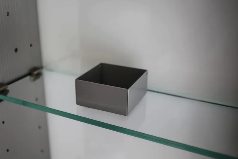 SP Einlegebox Weißaluminium 70 x 35 x 70 mm mit Schrank