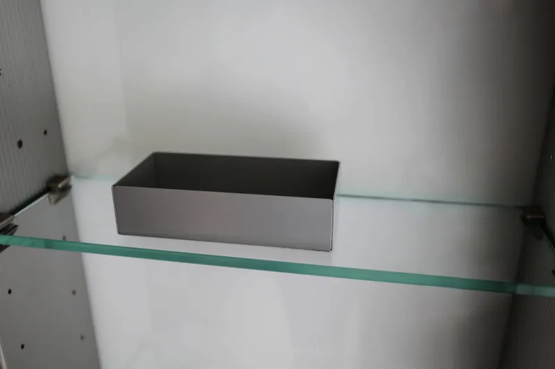 SP Einlegebox Weißaluminium 140 x 35 x 70 mm mit Schrank