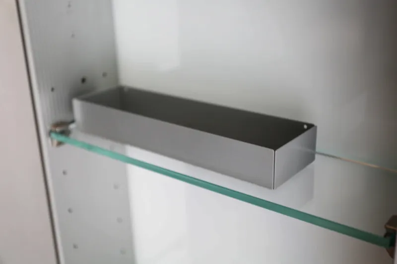 SP Einlegebox Weißaluminium 250 x 35 x 70 mm mit Schrank