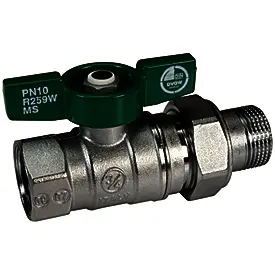 GIA TRINKWASSER-KH R259W LÖSB.VERSCHR. 1/2 ZOLL IG X 1/2 ZOLL AG, MS VERCHROMT