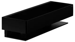 KE Duschkorb E11 11158, schwarz-matt / Alu