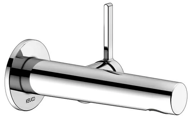 Keuco EHM-Waschtisch-Mischer UP Edition 400 51516, Wandm., Ausl. 165 mm, verchr.