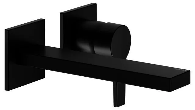 Keuco EHM-Waschtisch-Mischer Edition 11 51116, UP, Ausladung 197 mm, schwarz matt
