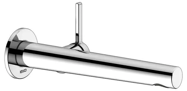 Keuco EHM-Waschtisch-Mischer UP Edition 400 51516, Wandm., Ausl. 243 mm, verchromt