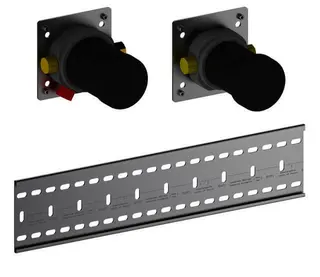 Keuco Grundkörper-Set Arm.-Zubehör 59953, f. THM Set UP 2-W m.Schlauchan.