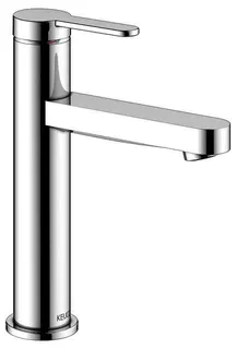 Keuco EHM-Waschtisch-Mischer 130 IXMO 59501, o.Zug.-Ablgrt. Flat, Rosette rd. verchr. – Bild 1