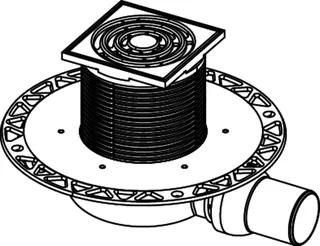 comfort-Ablaufset 110 superflach Seal System Univ.fl. – Bild 4