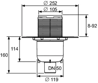 comfort-Ablaufset 130 senkrecht mit Seal System Univ.fl. – Bild 5