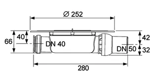 comfort-Ablauf DN 50 superflach mit Seal System Univ.fl. – Bild 5