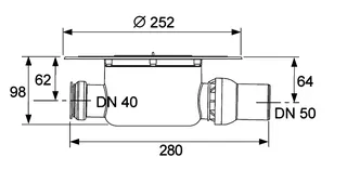 comfort-Ablauf DN 50 Norm mit Seal System Univ.fl. – Bild 5