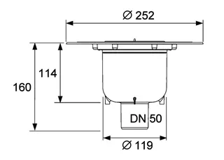 comfort-Ablauf DN 50 senkrecht mit Seal System Univ.fl. – Bild 5